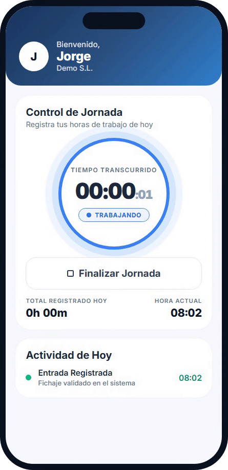 Aydara Presencia fichaje desde el móvil